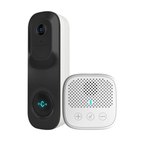 VicoHome Video-Türklingel 3Mpx WiFi - PIR-Sensor / Intelligente Erkennung (Cloud) - Batterie 5200mAh (ohne kabelgebundene Stromv