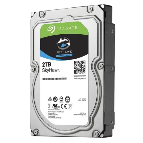 Seagate Skyhawk Festplatte - Kapazität 2 TB - SATA-Schnittstelle 6 GB/s - Modell ST2000VX003 - Speziell für Videorekorder - Lose