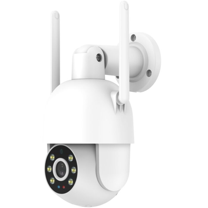 VicoHome Außenbereich PT 3Mpx Wifi - Fernbewegung / Autotracking - H.264 / Objektiv 4mm 89° - IR 7 m / Weiße LED