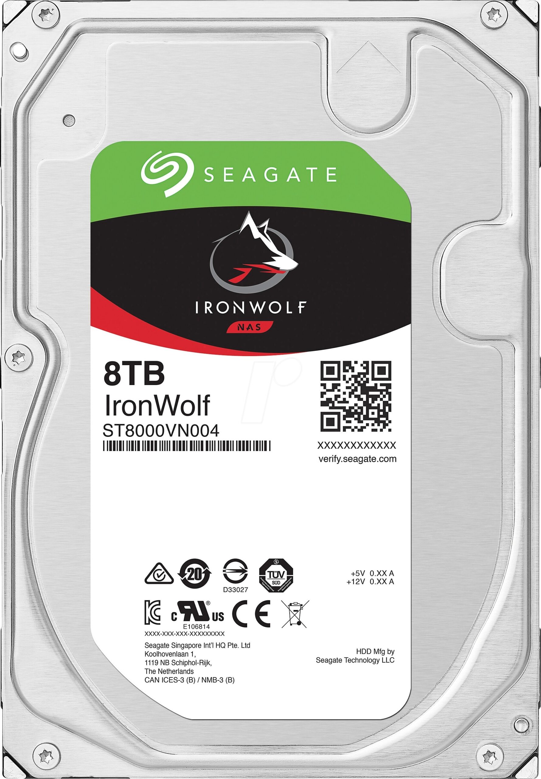 HDS 8TB Seagate IronWolf NAS *24/7*