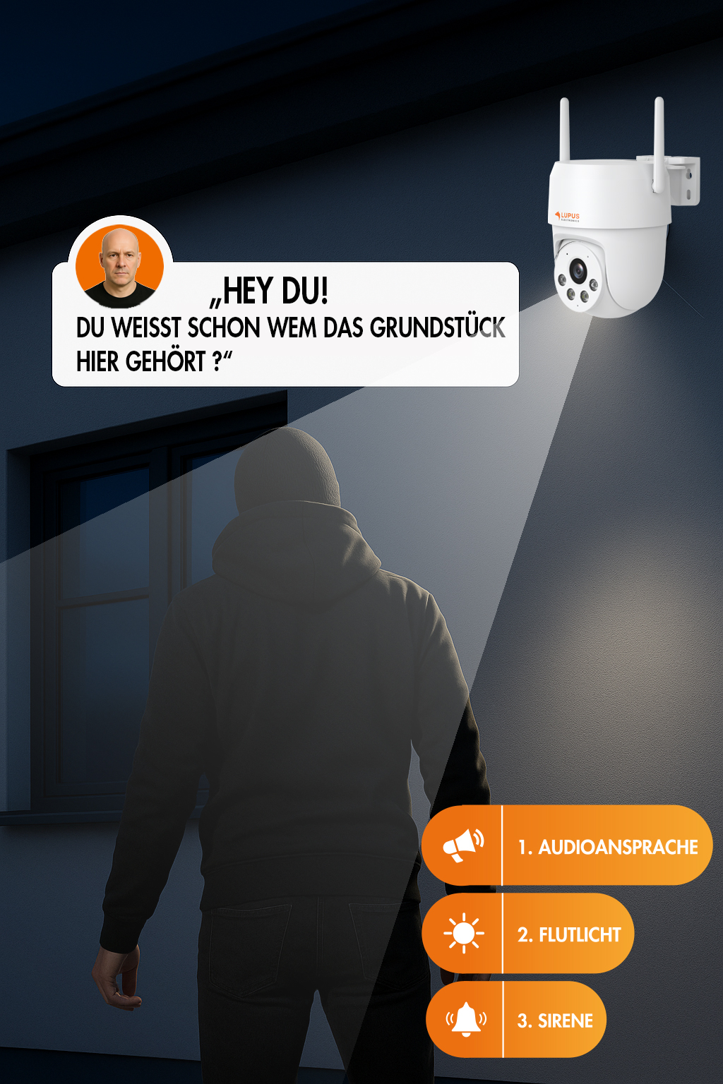 LUPUS | LE214 WLAN Alarmkamera - schwarz – Bild 4
